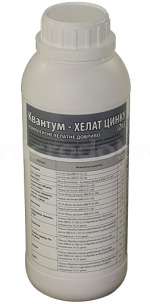 Микроудобрение Квантум Хелат Цинка 100 (Zn). Тара 1 л.